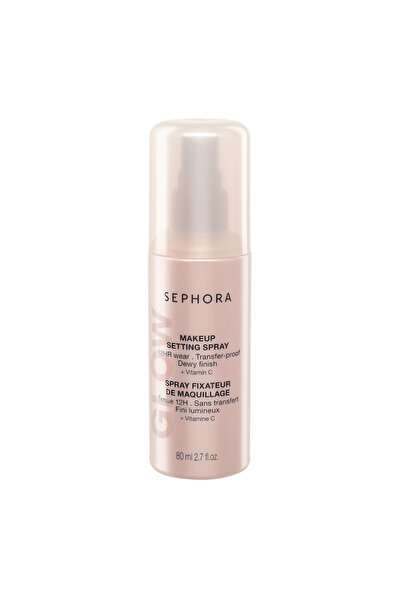 SEPHORA GLOW Makyaj Sabitleme Spreyi PARLAK KALICI AKMAZ 80 ml Elsbeauty