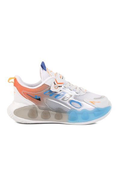 Aspor White Saks Velcro Boys' Sports Shoes