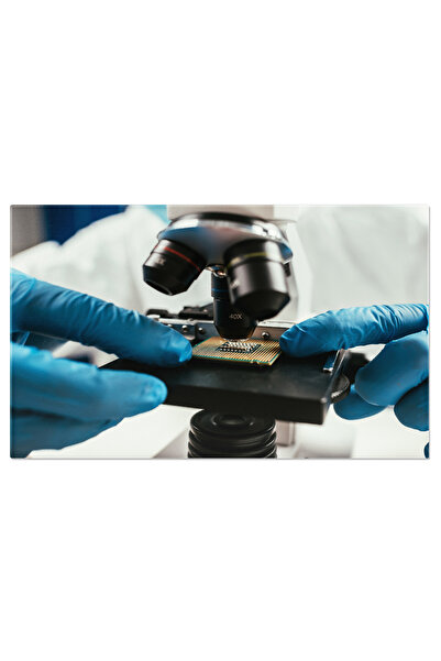 StoryGift Romania Tablou Canvas Cu Inginer Si Componente Electronice - Tehnol...