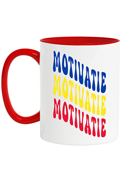 StoryGift Romania Cana Cuvantul Motivatie, in Culorile Steagului Romaniei, Ro...