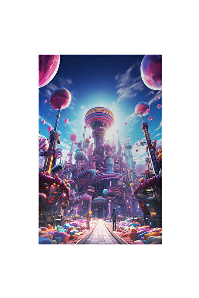 StoryGift Romania Tablou Canvas: Galaxie Colorată- Alte Dimensiuni Pictura Di...