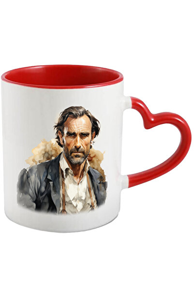 StoryGift Romania Cana Cu Joaquin Phoenix, Actor, Regizor, Filme De Actiune, Multicolor 330 ml, Ce, Cu Maner Inim STG