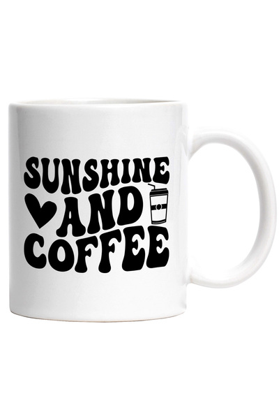 StoryGift Romania Cana cu inimioara si textul "Raza de soare si cafea" - te t...