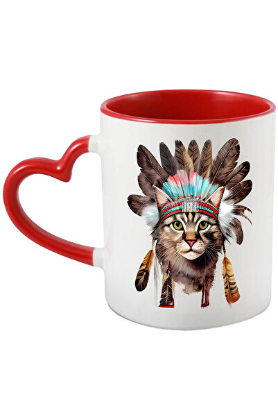 StoryGift Romania Cana cu o pisica serioasa | ilustratie | indigeni | obiecte...