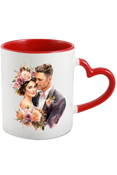 StoryGift Romania Cana cu o femeie si un barbat la nunta | ilustratie | casat...