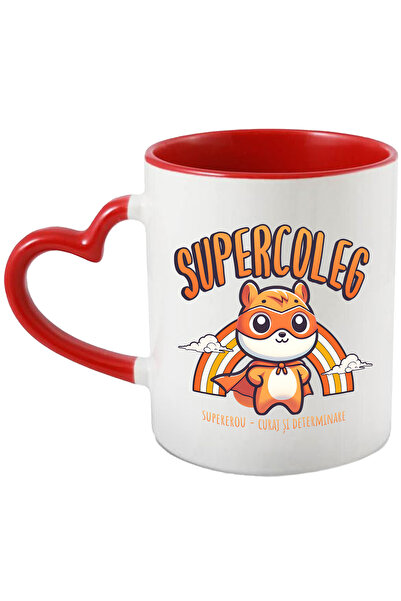 StoryGift Romania Cana Super Coleg SuperErou, Curaj si Determinare, 330ml, Ce...