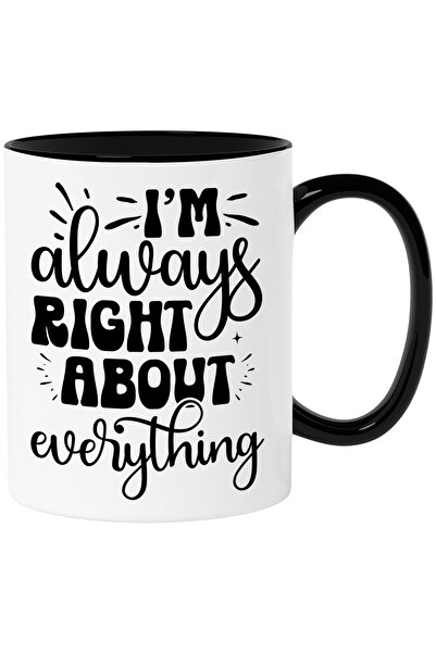 StoryGift Romania Cana cu mesajul "Eu am mereu dreptate despre tot" cu Maner ...