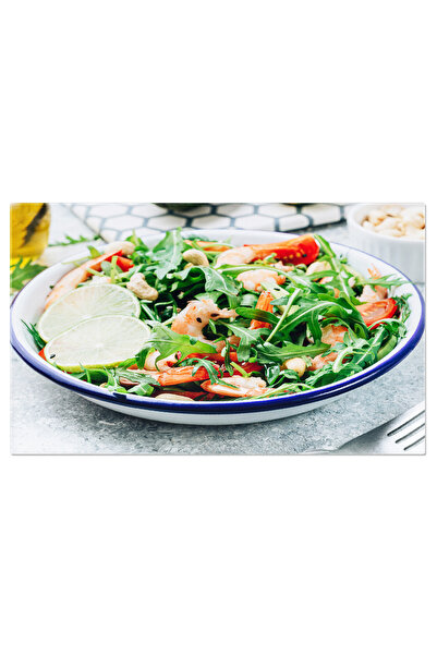 StoryGift Romania Tablou Canvas Cu Diete Delicioase: Salata De Crevete Si Avo...