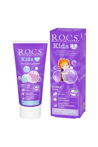 R.O.C.S. علكة فقاعات للأطفال 35 مل