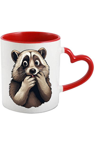 StoryGift Romania Cana cu un raton speriat | uimit | socat | ilustratie | ani...