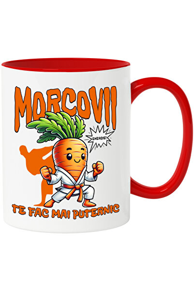 StoryGift Romania Cana Morcov karate energie vitamine puternic, 330ml, Cerami...