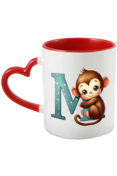 StoryGift Romania Cana cu o maimuta cu litera "M", ilustratie, pentru copii, ...