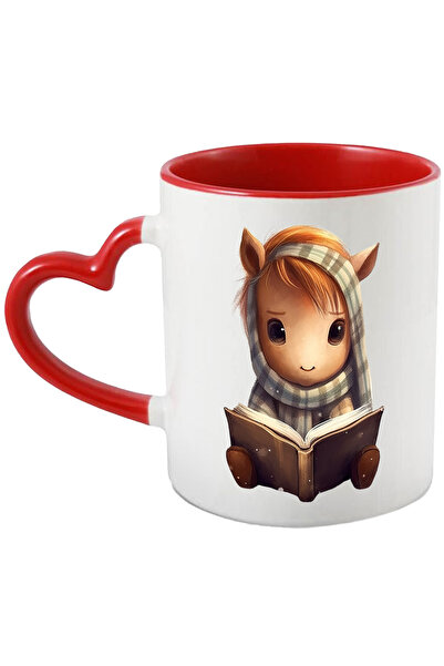 StoryGift Romania Cana cu un animalut care tine o carte deschisa si citeste |...