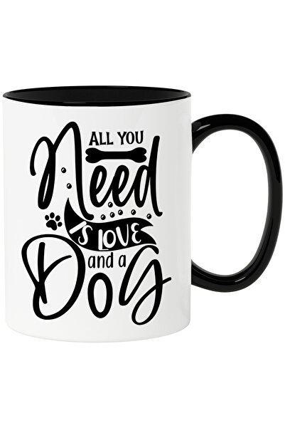 StoryGift Romania Cana cu textul in engleza "Ai nevoie doar de iubire si de u...