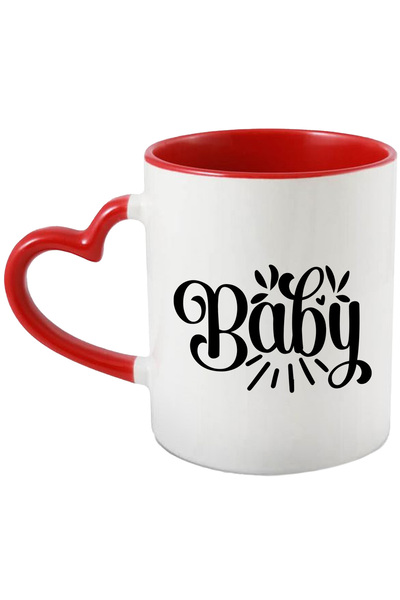 StoryGift Romania Cana pentru un bebelus iubit de parinti cu textul "Baby" cu...