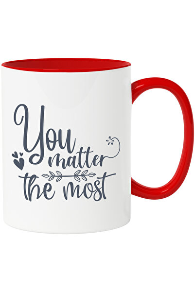 StoryGift Romania Cana cu inimioare si textul "You matter the most" - tu cont...