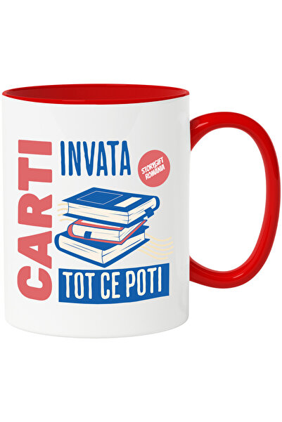StoryGift Romania Cana cu Teanc DE Carti Motivational Dezvoltare Personala Te...