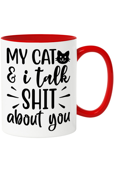 StoryGift Romania Cana pentru cei care ii barfesc pe ceilalti cu pisicile lor...