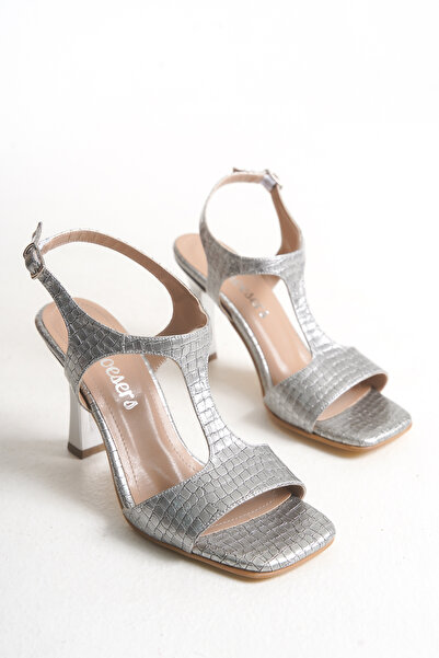 Redoxy Rochie de seară înaltă cu toc înalt, model cu bandă simetrică, cu desi...