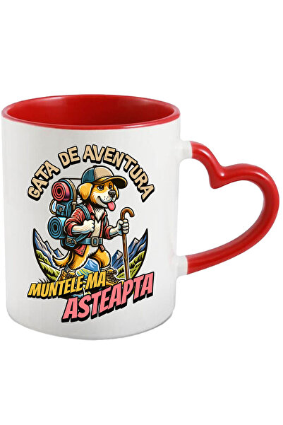 StoryGift Romania Cana cu Caine Aventura Pe Munte Cu Rucsac Text Muntele ma A...