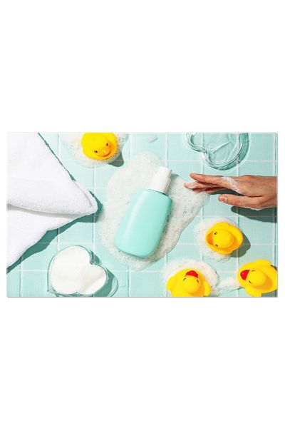 StoryGift Romania Tablou Canvas - Spatiu De Rasfat: Baie Spumanta, Duck, Esenta De Acasa