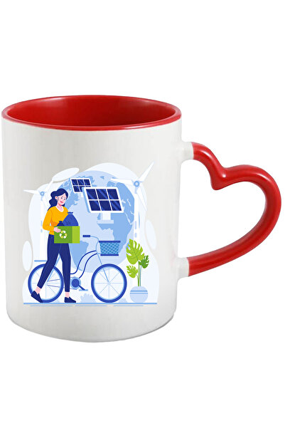 StoryGift Romania Mug With Ecology, Recycling, Solar Panel, Green Energy, Mul...