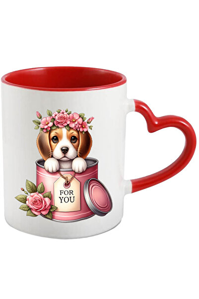 StoryGift Romania Cana cu un catelus vesel care iese dintr-o conserva | ilust...