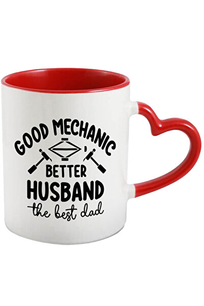 StoryGift Romania Cana cu textul "Mecanic bun, sot mai bun, cel mai bun tata"...