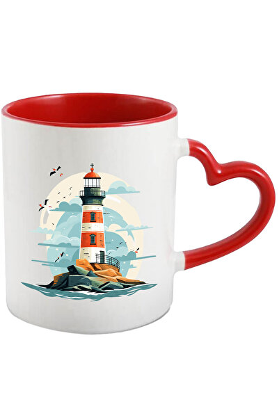 StoryGift Romania Cana cu un far | ilustratie | mare | apa | pasari | arta ve...