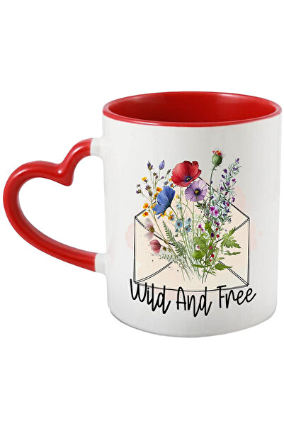 StoryGift Romania Cana cu mesajul "Wild and free", ilustratie, motivational, ...