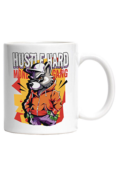 StoryGift Romania Cana Cu Mesaj In Engleza Hustle Hard Money Gang, Bani, Mult...