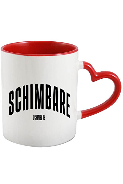 StoryGift Romania Cana Cuvantul Schimbare, Motivational, Self Help, Intelegere de Sine, Apreciere,, Cu Maner Inim STG