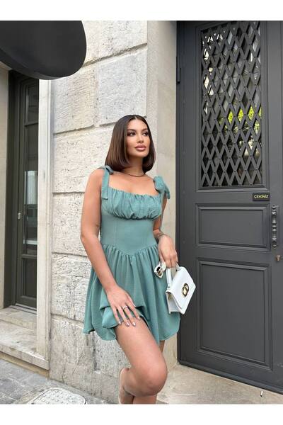 Stile Bella Жіноча елегантна сукня з відкритими плечима, з деталями на спині