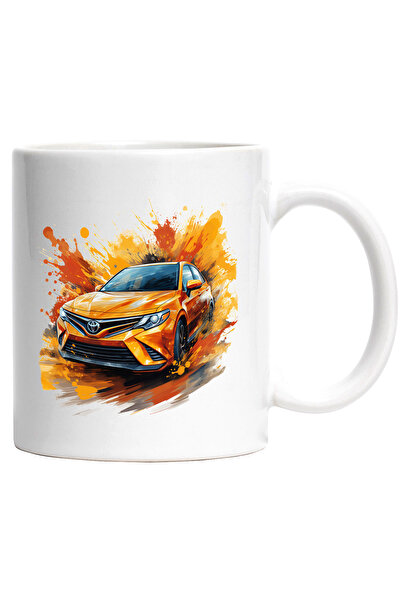 StoryGift Romania Cana Cu Masina, Toyota Camry, Ilustratie, Vopsea, Multicolo...
