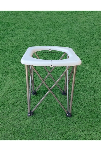 CAMPOUT Portatif katlanır wc kamp piknik seyyar tuvalet çantalı wc