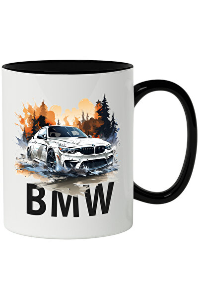 StoryGift Romania Cana Cu Masina, Padure, BMW, Brazi, Apa, Apus, Foc, Multico...