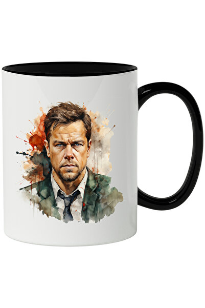 StoryGift Romania Cana Cu Adam Baldwin, Actor Celebru, Filme, Hollywood, Multicolor 330 ml, Cerami, Cu Maner Negru