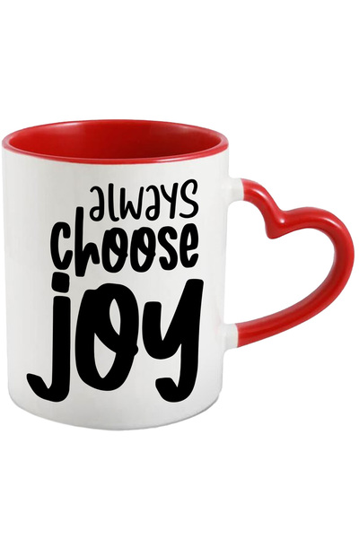 StoryGift Romania Cana cu textul in engleza "Always choose joy" - alege mereu...