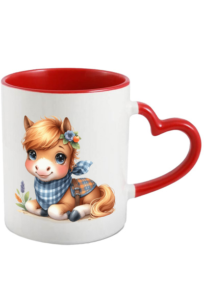 StoryGift Romania Cana cu un calut in Vestul Salbatic | vesel | animal domest...