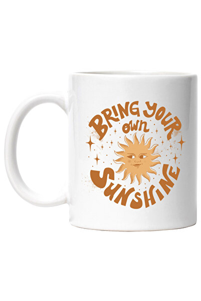 StoryGift Romania Cana Cu Mesaj In Engleza Bring Your Own Sunshine, Soare, Mu...