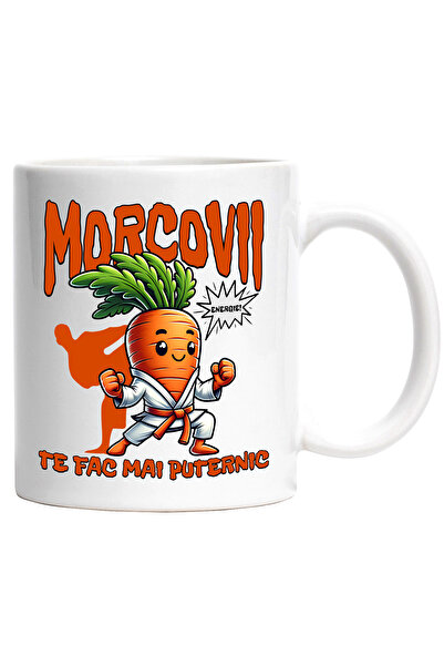 StoryGift Romania Cana Morcov karate energie vitamine puternic, 330ml, Cerami...