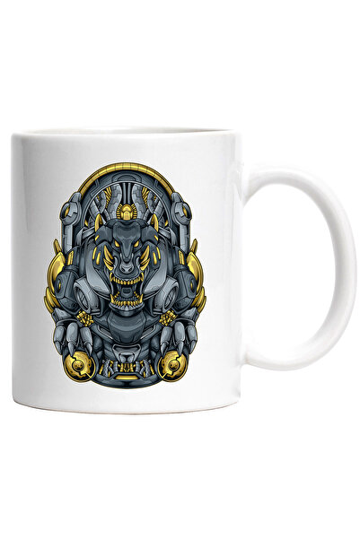 StoryGift Romania Cana Cu Dragon, Mecha, Sci Fi, Cyberpunk, Gheare, Robot, Mu...