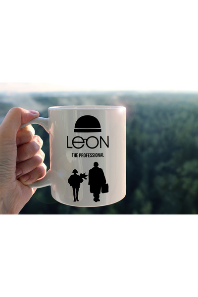 hediyenebak كوب شاي قهوة سيراميك مطبوع من ليون ذا بروفيشنال