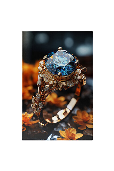 StoryGift Romania Tablou Canvas: Un Inel Cu Multe Pietricele Pretioase - Nepr...