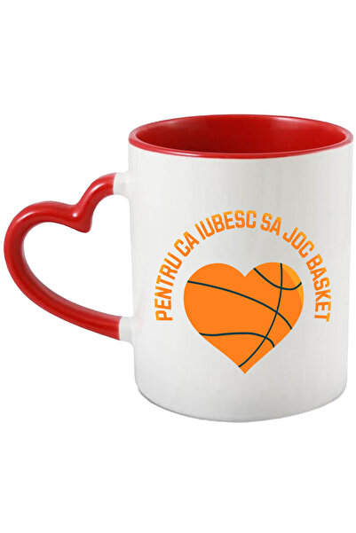 StoryGift Romania Cana cu Inima Iubitorii De Sport Baschet Echipa Minge Sanat...
