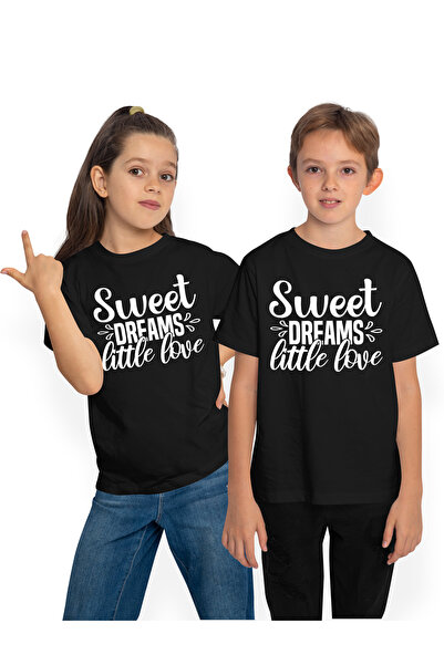 StoryGift Romania Tricou Copii cu textul in engleza "Sweet dreams, little lov...