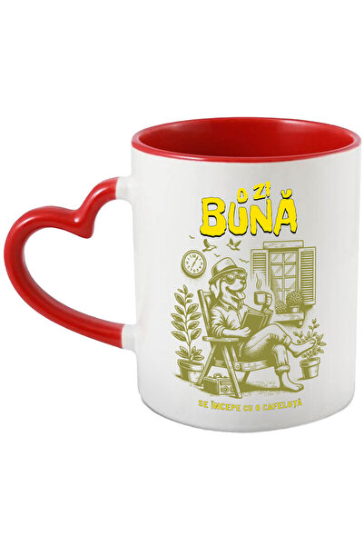 StoryGift Romania Cana Caine relaxandu-se si citind mesaj haios O ZI BUNA INC...