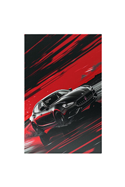 StoryGift Romania Tablou Canvas Uimitoarea Masina De Luc Maserati De Culoare ...