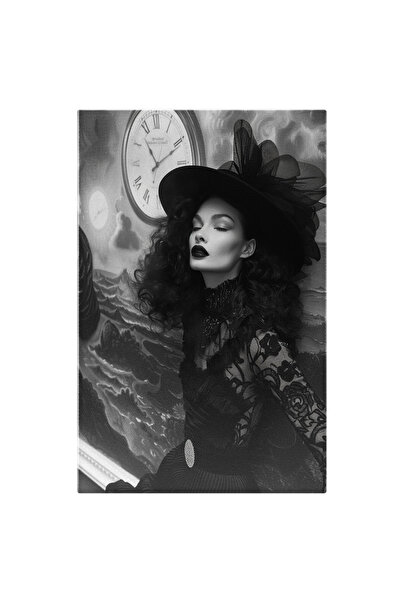 StoryGift Romania Tablou Canvas: Întâlnire În Ceas De Noapte Cu Doamna În Roc...