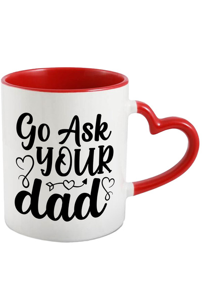 StoryGift Romania Cana cu textul "Go ask your dad" - du-te sa-ti intrebi tata...